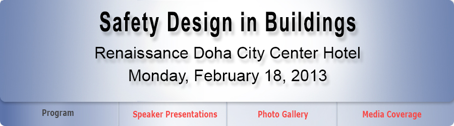 Safety Design in Buildings conference in Doha